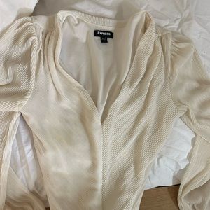 White express bodysuit shinny